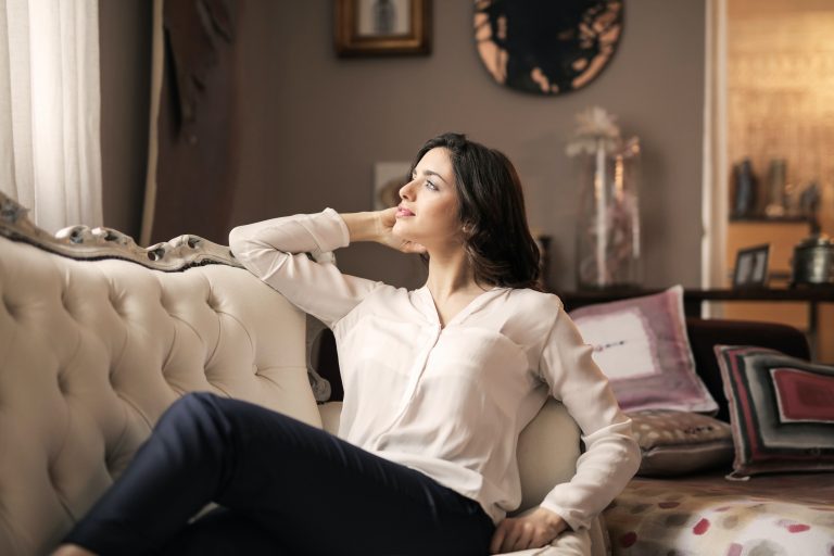 Sit in a comfortable chair