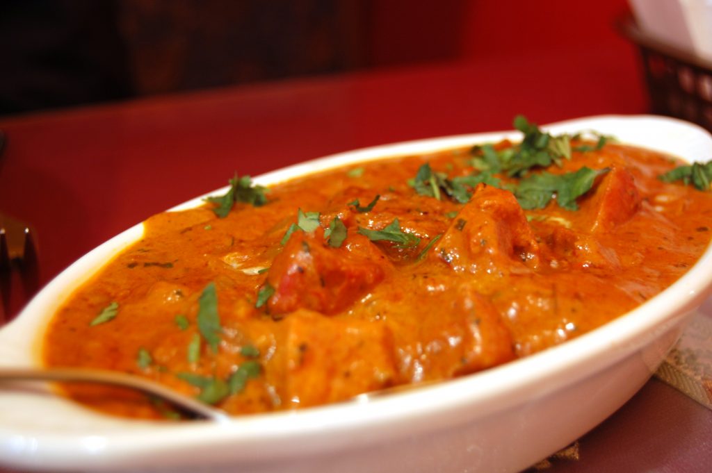 Butter Chicken – A classical non-vegetarian Indian dish.