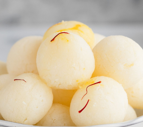 Rasgulla – The Sweet, Syrupy, and cheesy Indian sweet.