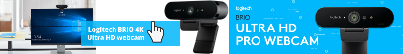 Logitech BRIO 4K Ultra HD webcam 1